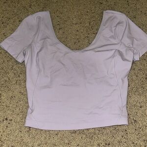 Lilac Purple Align Top
